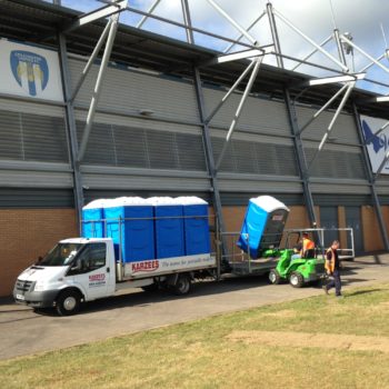 Karzees Hire Event Toilets for Colchester UFC event